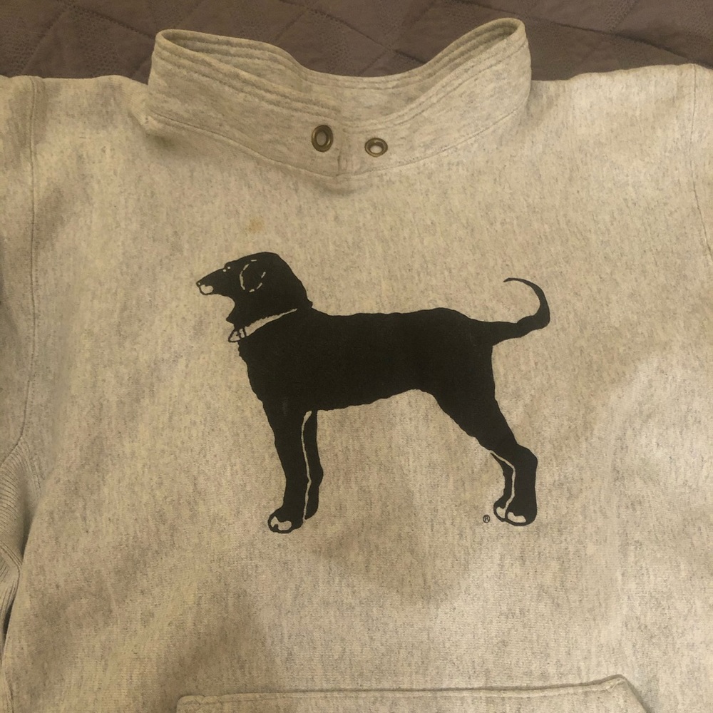 The black dog sweatshirt